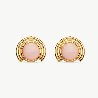 Pink Stud Earrings