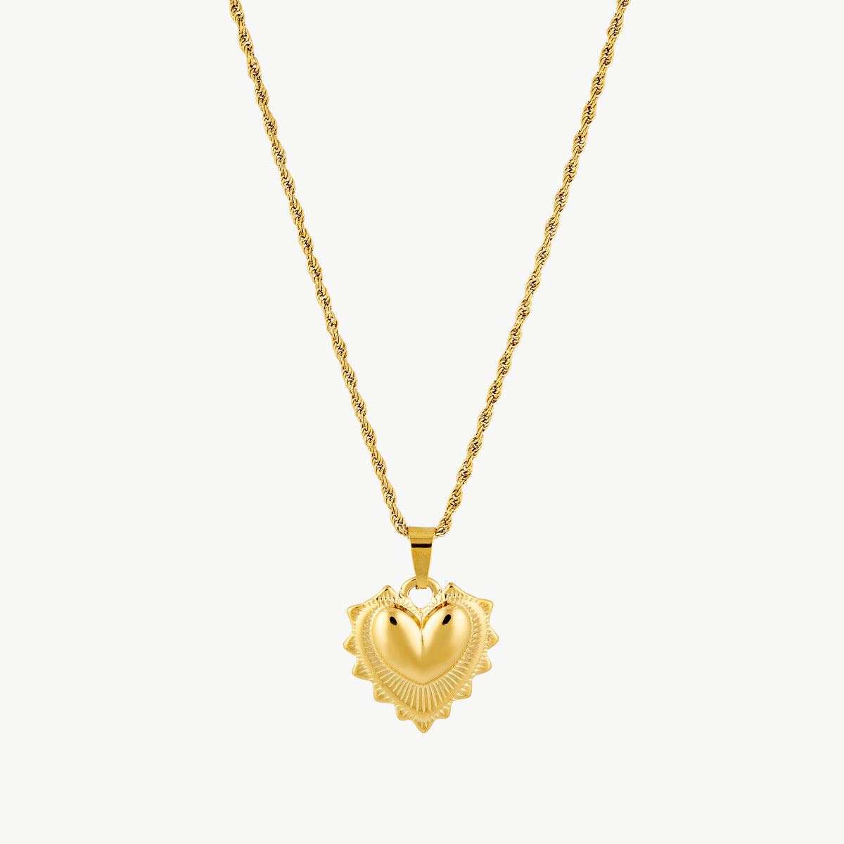Puffy Heart Necklace