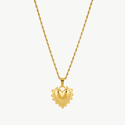 Puffy Heart Necklace