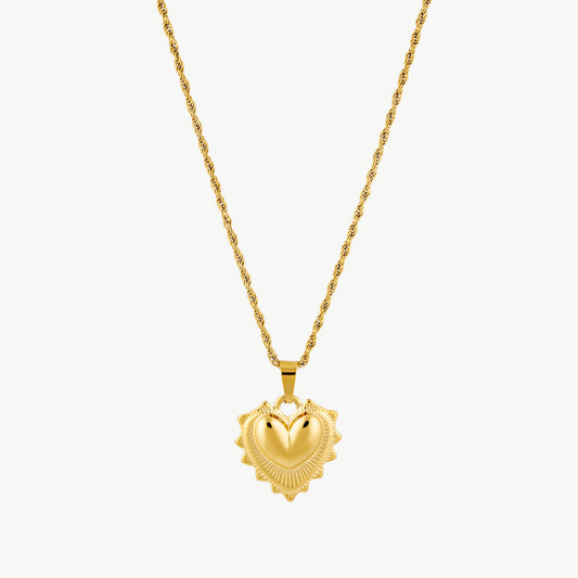 Puffy Heart Necklace