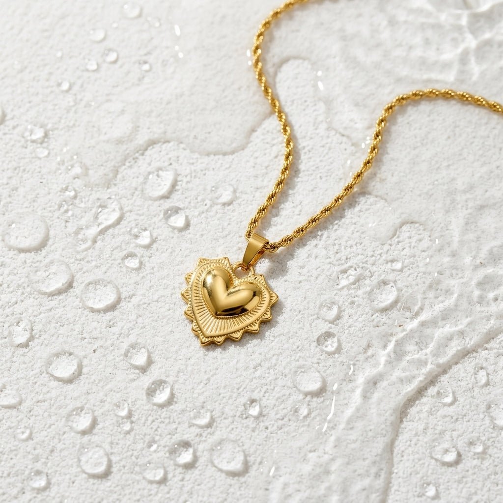 Puffy Heart Necklace