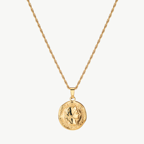 Roman Coin Necklace