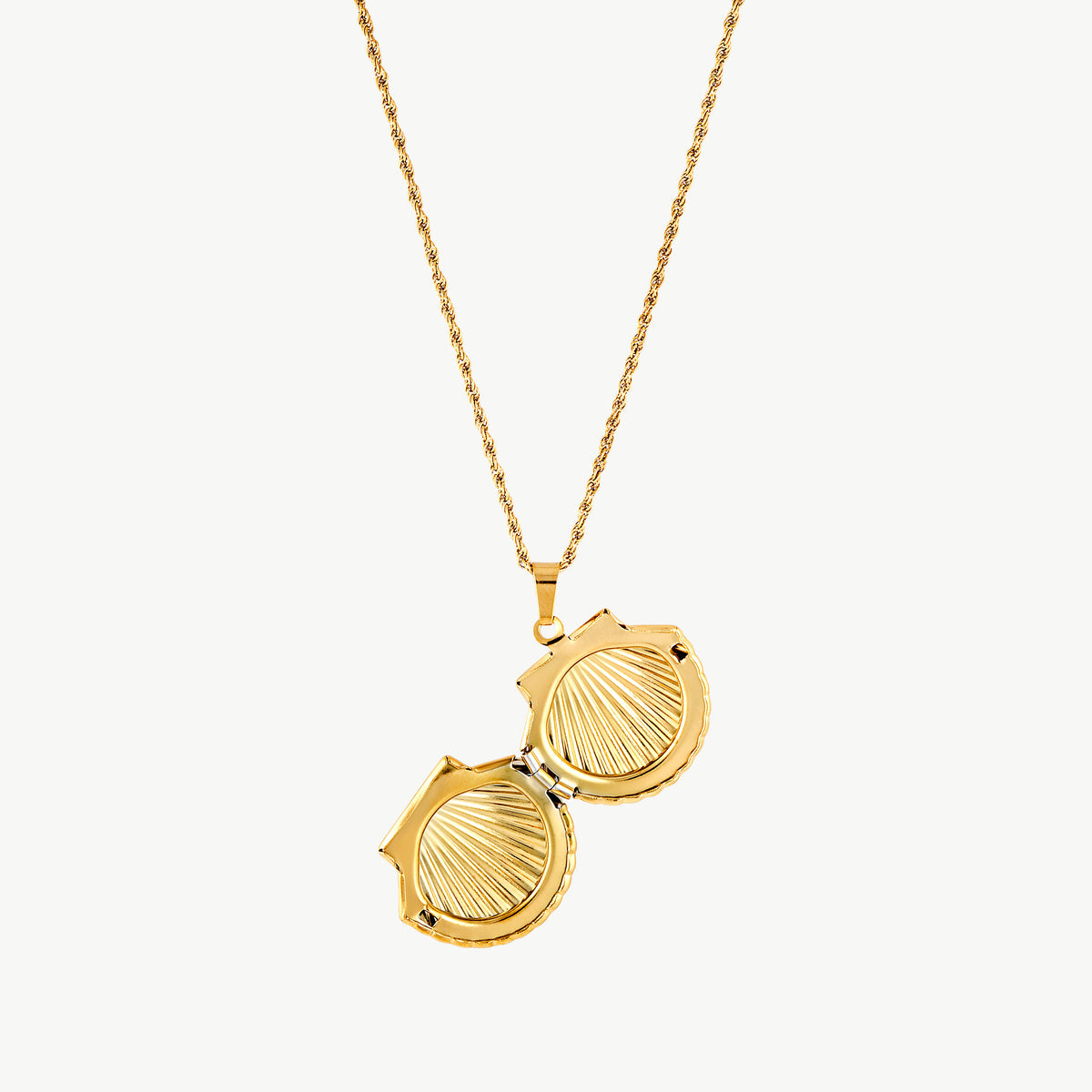 Shell Locket Necklace