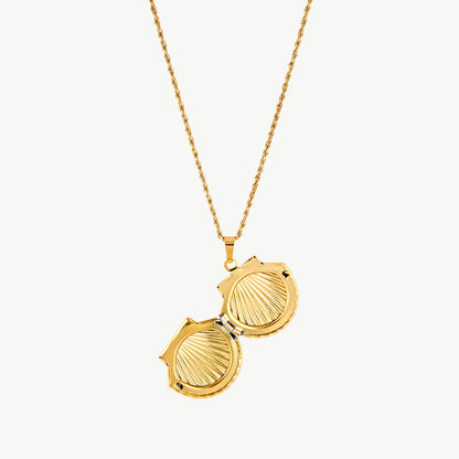 Shell Locket Necklace