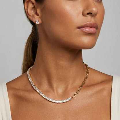 Cubic Zirconia Choker Necklace