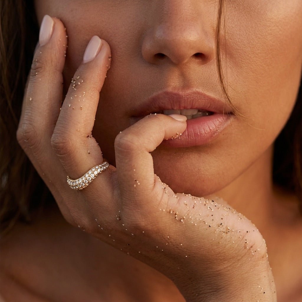 Gold Crystal Ring