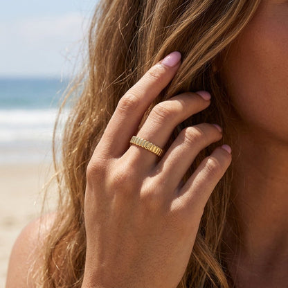 Gold Stacking Ring