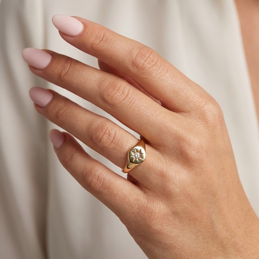 Star Signet Ring
