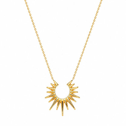 Half Sunburst Necklace