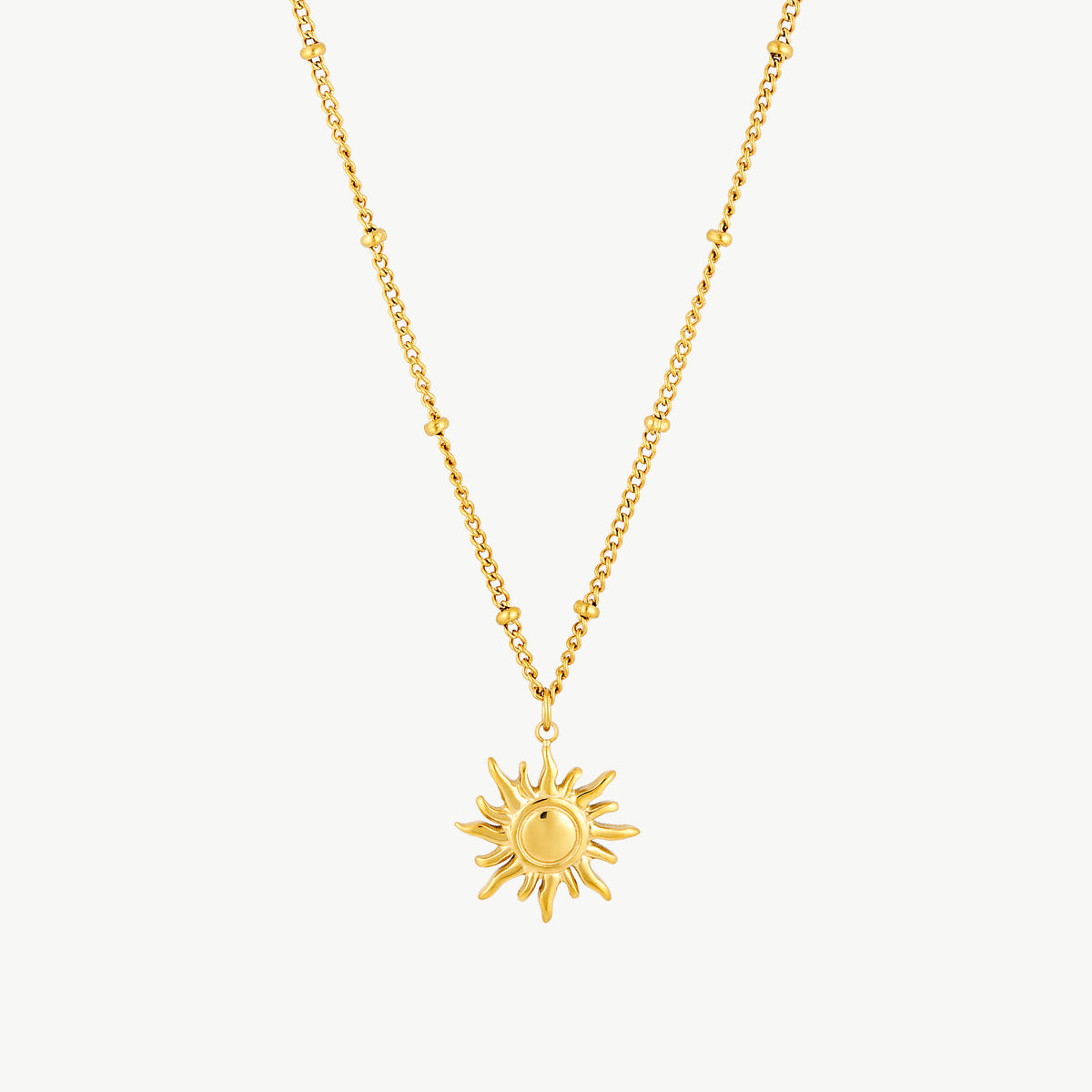 Sun Charm Necklace