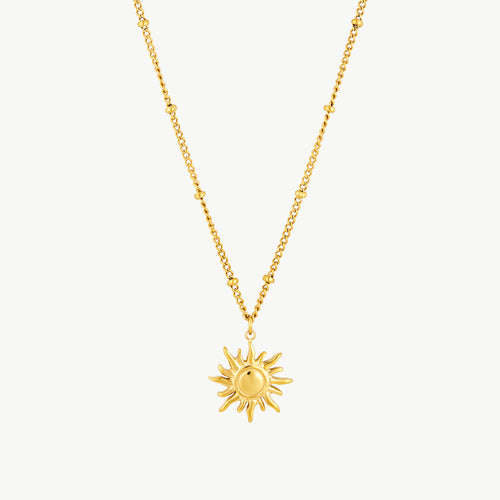 Sun Charm Necklace