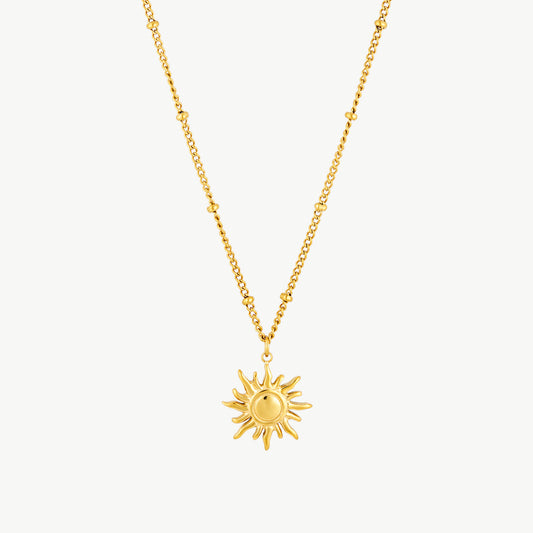 Sun Charm Necklace