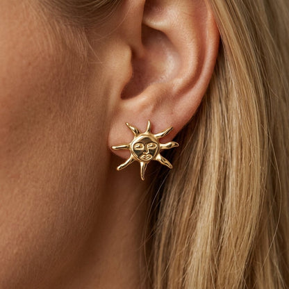 Sun Stud Earrings