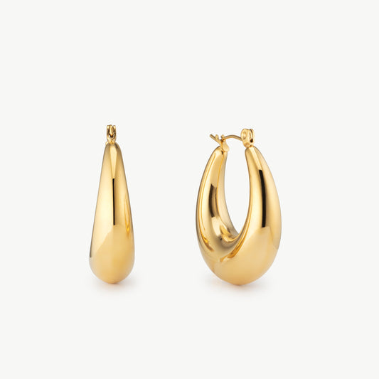 Teardrop Hoop Earrings