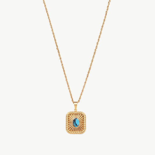 Turquoise Charm Necklace