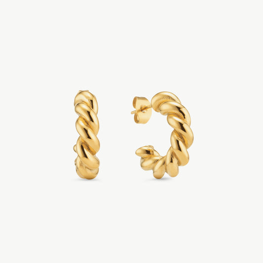 Twisted Hoop Earrings