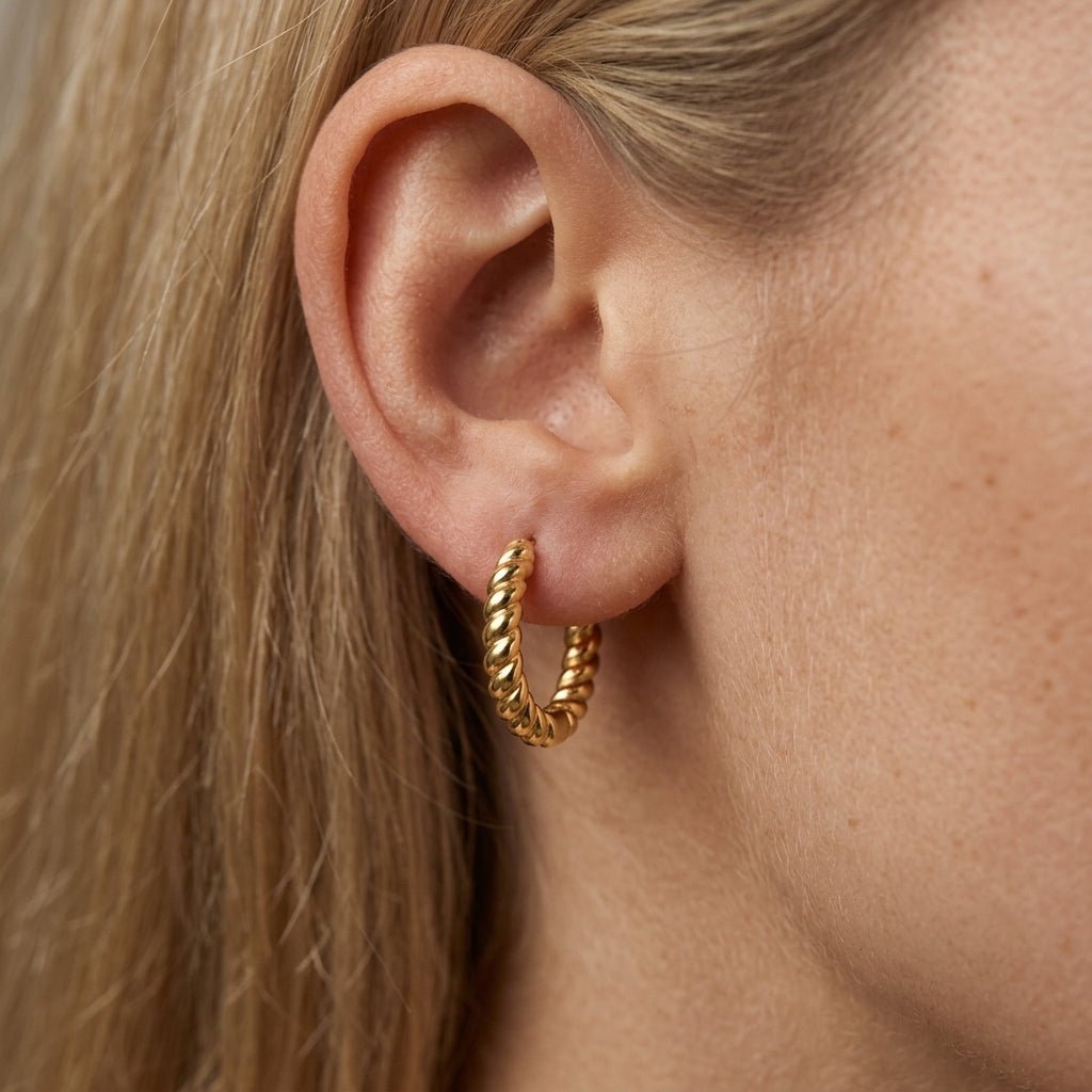 Rope Hoop Earrings