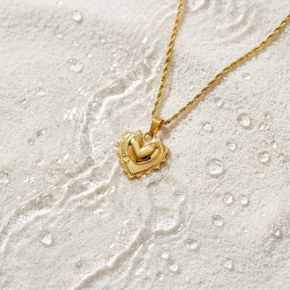 Puffy Heart Necklace