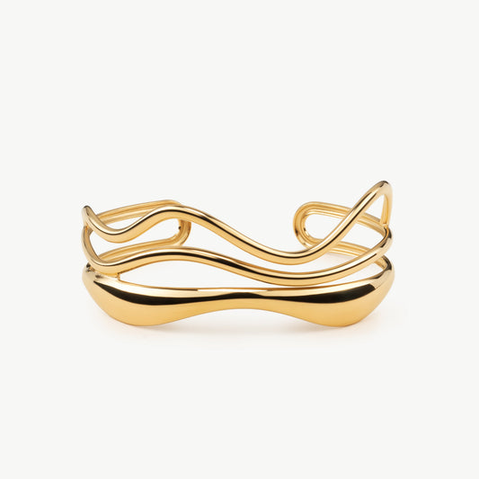 Wave Cuff Bracelet