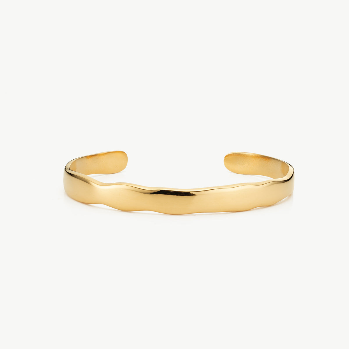 Wavy Gold Bangle